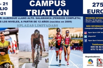 Cartel campus triatlon