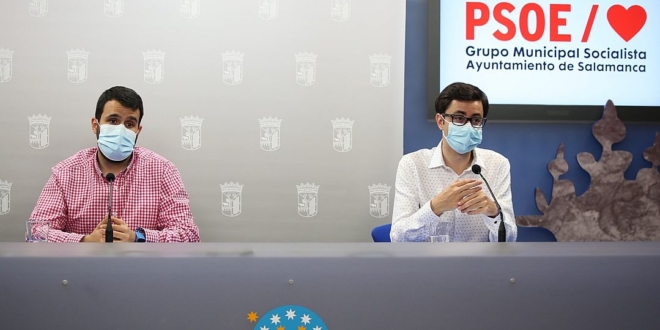 PSOE. Alvaro Antolin y Jose Luis Mateos