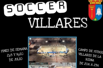 cartel torneo soccer villares
