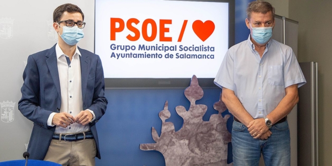 PSOE Jose Luis Mateos y Marcelino Garcia