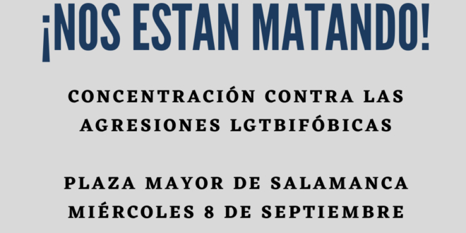 Acto LGTB en Salamanca