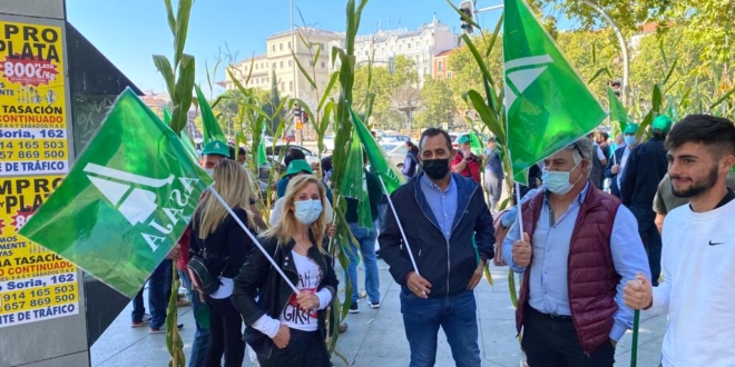 Asaja manifestacion maiz en Madrid 2
