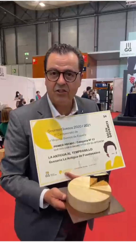 Fernando Fregeneda premio Madrid queseria La Antigua
