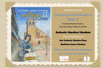 Tarjeta Postal ilustrada Salamanca