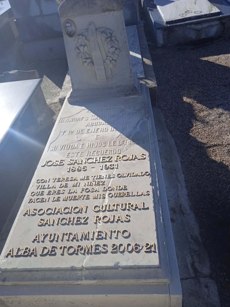 Jose Sanchez Rojas sepultura Alba de Tormes