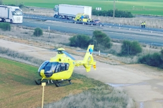 helicoptero medicalizado accidente Topas A 66