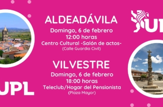 Actos UPL Aldeadavila y Vilvestre