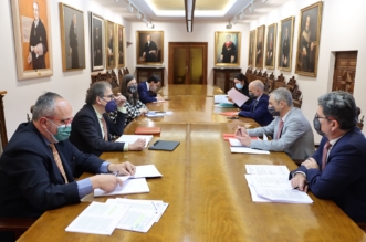 Visita del ministro de Universidades a la Universidad de Salamanca