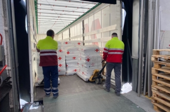 Primer envio ayuda humanitaria a Hungria Ucrania Cruz Roja 1