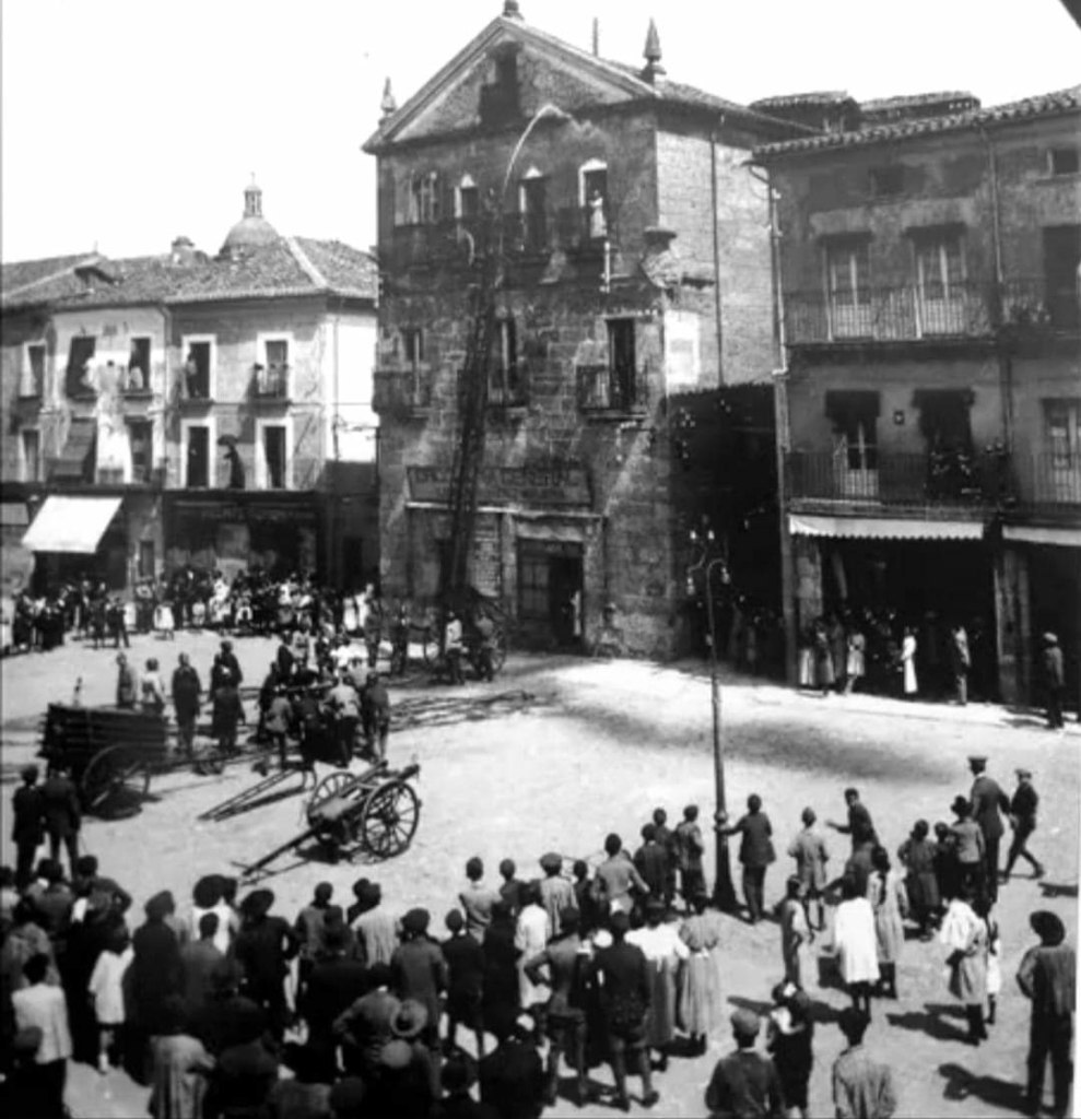 Ciudad Rodrigo Plaza Mayor anos 40