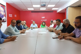 PSOE reunion transporte con UGT