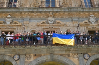 ninos Ucrania colegio de Armenteros en el Ayuntamiento 4