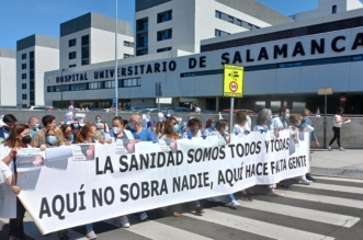 protesta hospital de Salamanca 1