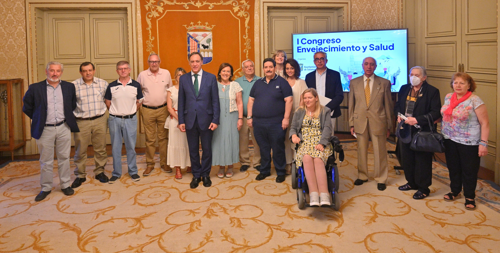 A Câmara Municipal organiza em outubro I Congresso sobre Envelhecimento e Saúde da Cidade de Salamanca ✔️