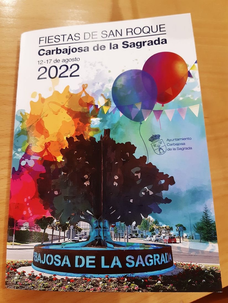 cartel fiestas San Roque Carbajosa