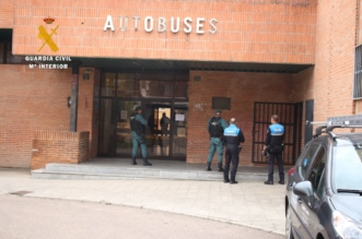 simulacro guardia civil en Ciudad Rodrigo