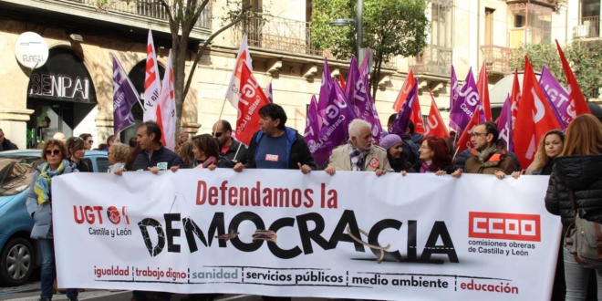 Manifestacion UGT CCOO Salamanca 036