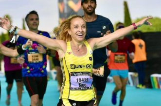 Noelia Pino en Maraton de Valencia 2