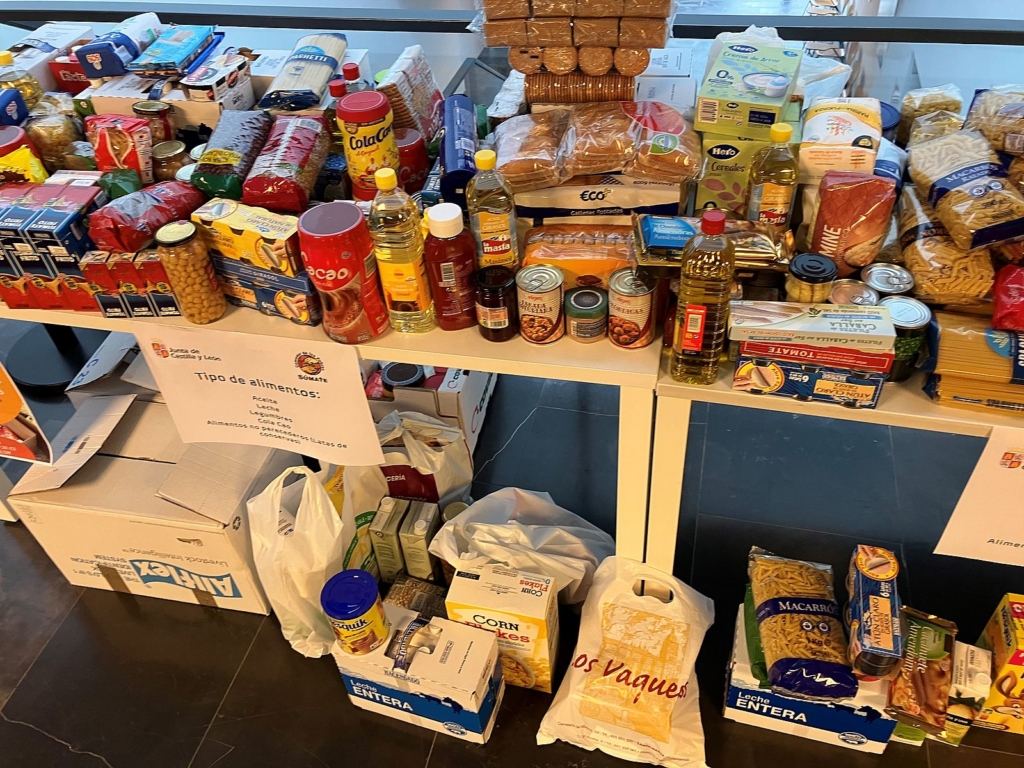 entrega de alimentos