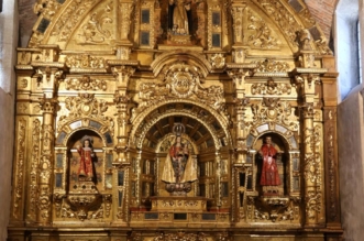 la alberca retablo virgen del rosario