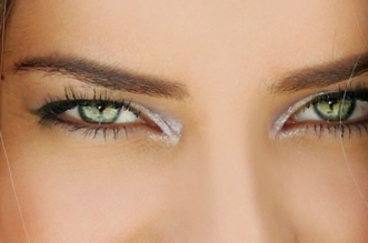 ojos color verdes