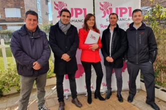 Miembros del Comite Ejecutivo Provincial de UPL Salamanca.