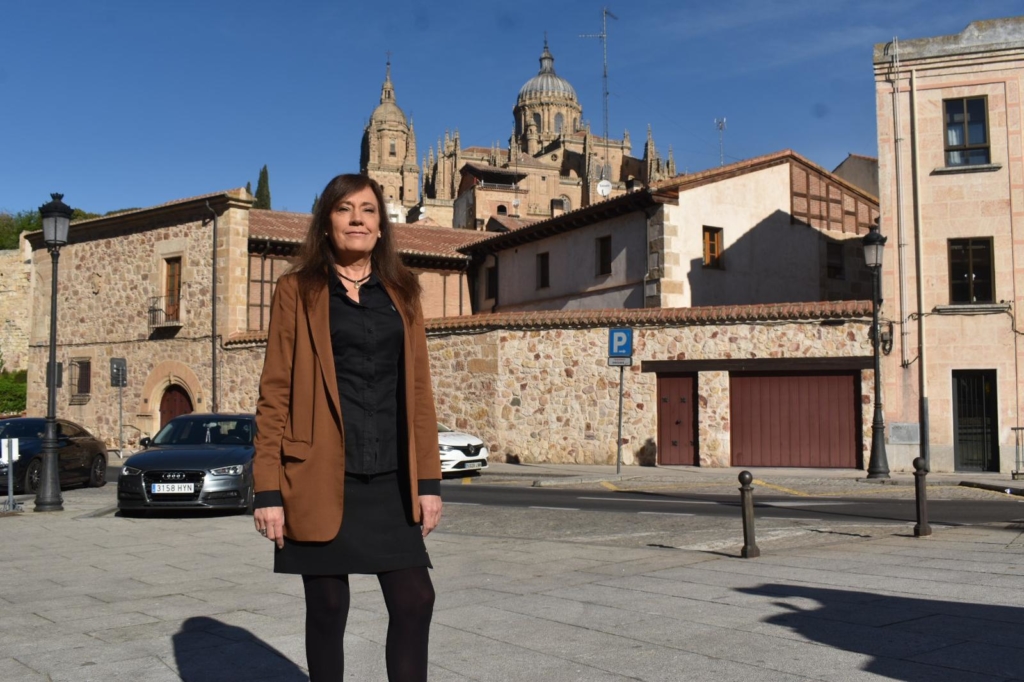 Angela Gomez Fraile candidata de UPL a la alcaldia de Salamanca