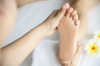Beneficio de masaje en los pies