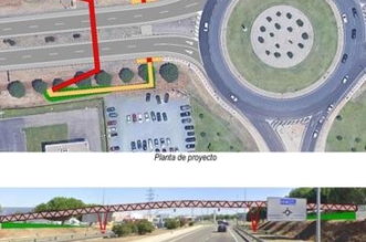 Mitma- Mitma formaliza por 500.000 euros la construcción de una pasarela peatonal en la Ronda Sur de Salamanca