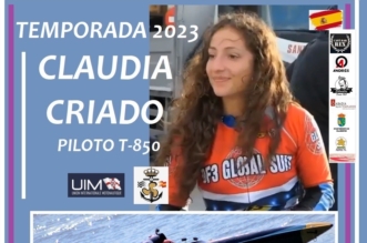Claudia Criado-piloto de lanchas