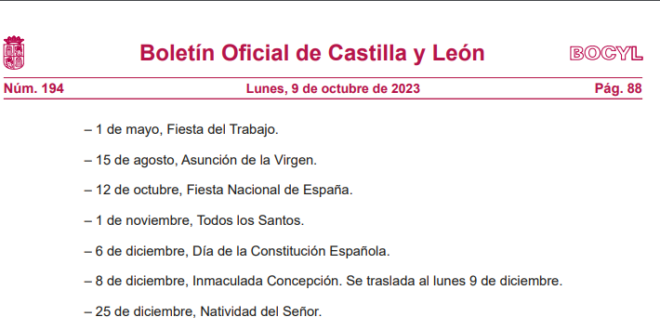 calendario laboral