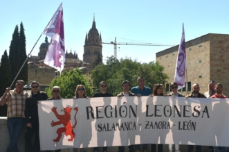 Acto reivindicativo realizado por UPL en Salamanca con motivo del 23 de abril 2 1