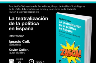 Presentacion La teatralizacion de la politica en Espana